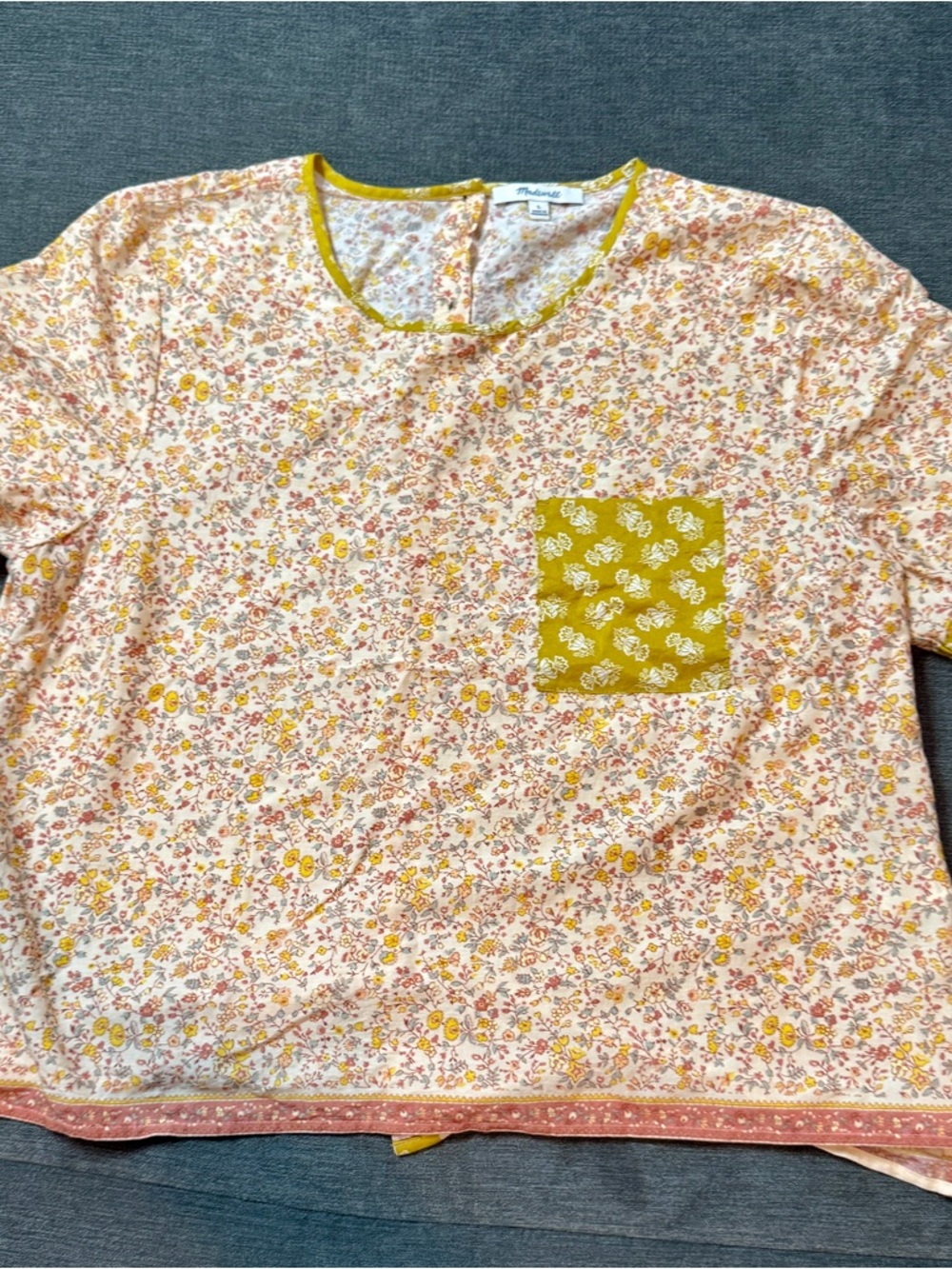 Madewell Floral Top {y3}